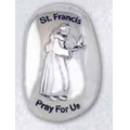 St. Francis Patron Saint Thumb Stone